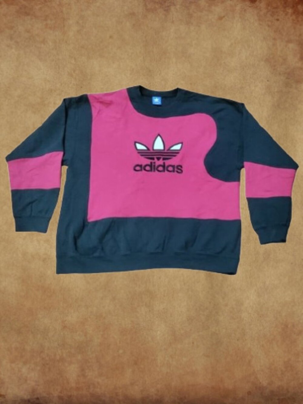 Adidas Vintage Reworked Embroidered Unisex Sweatshirt Size XL